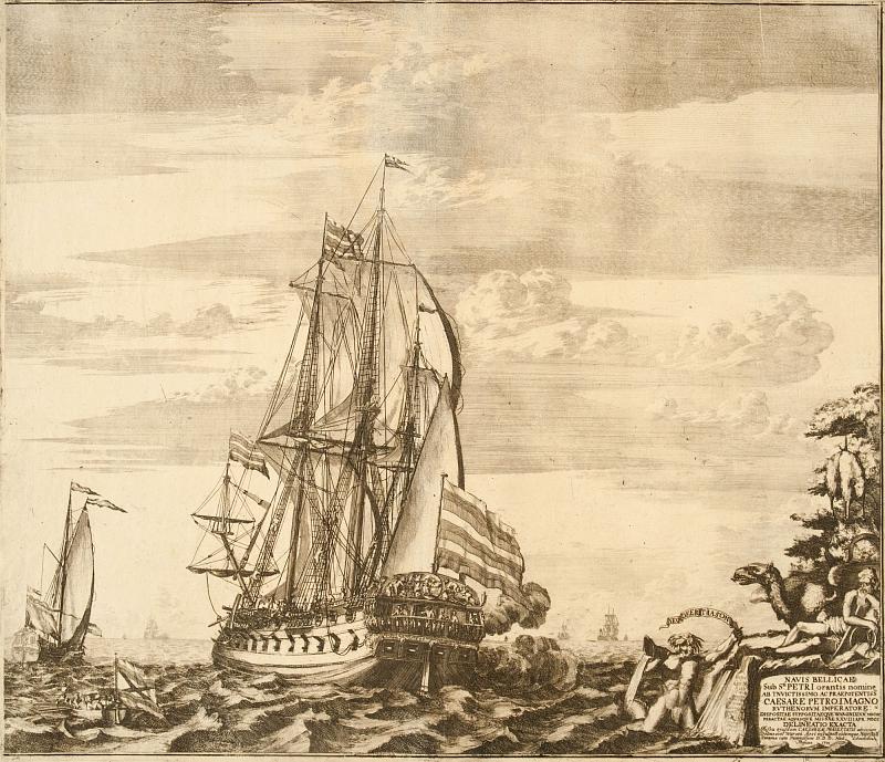 Корабль «Предестинация» (Божье предвиденье). Вид со стороны кормы